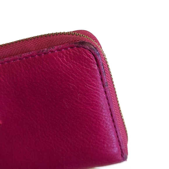 Michael Kors Pink Pebble Leather Wallet - Picture 15 of 16